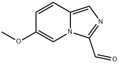 6-methoxyimidazo[1,5-a]pyridine-3-carbaldehyde Struktur