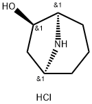 (1R,5S,6S)-rel-8-Azabicyclo[3.2.1]octan-6-ol hydrochloride Struktur