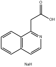 sodium 2-(isoquinolin-1-yl)acetate Struktur