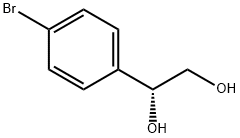 (R)-1-(4-Bromophenyl)ethane-1,2-diol Struktur