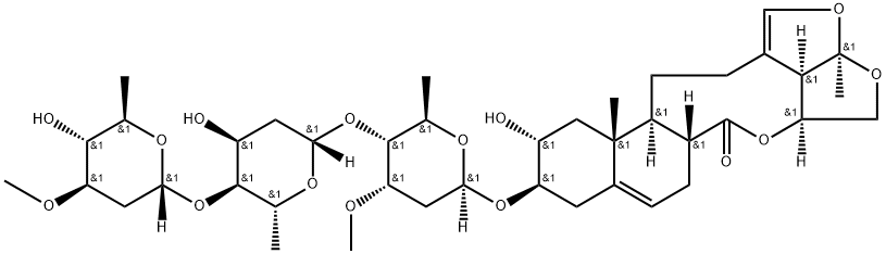 Cynanoside F Struktur