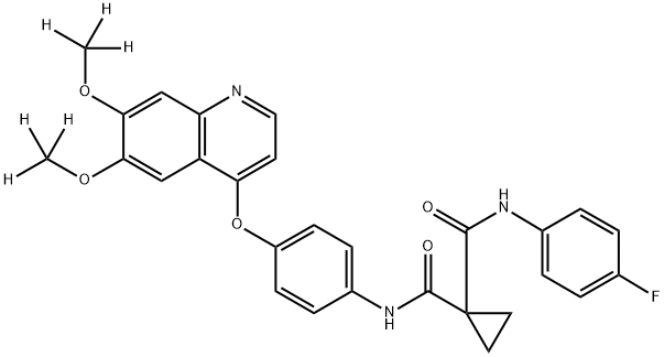 Cabozantinib-d6 Struktur