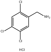 (2,4,5-trichlorophenyl)methanamine hydrochloride Struktur