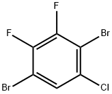 1,4-dibromo-5-chloro-2,3-difluorobenzene Struktur