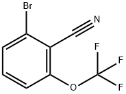 2-Bromo-6-(trifluoromethoxy)benzonitrile Struktur