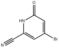 2-Pyridinecarbonitrile, 4-bromo-1,6-dihydro-6-oxo- Struktur