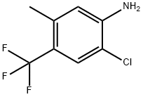 2-Chloro-5-methyl-4-trifluoromethyl-phenylamine Struktur