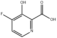 4-Fluoro-3-hydroxypicolinic acid Struktur