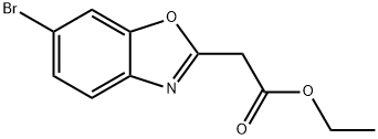 ethyl 2-(6-bromobenzo[d]oxazol-2-yl)acetate Struktur