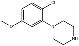 Piperazine, 1-(2-chloro-5-methoxyphenyl)- Struktur