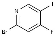 Pyridine, 2-bromo-4-fluoro-5-iodo- Struktur