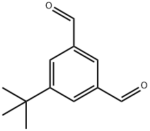 1,3-Benzenedicarboxaldehyde, 5-(1,1-dimethylethyl)- Struktur