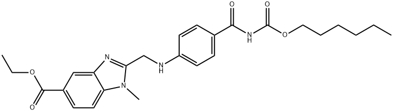 Des-(N-2-pyridyl-β-alanine Ethyl Ester) 4''-Des(imino)-4''-oxo Dabigatran Etexilate 5-Ethyl Carboxylate Struktur