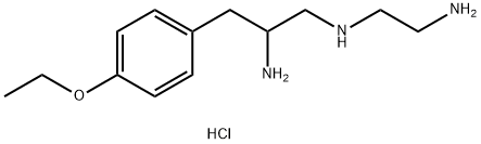 1,2-Propanediamine, N1-(2-aminoethyl)-3-(4-ethoxyphenyl)-, hydrochloride (1:3) Struktur