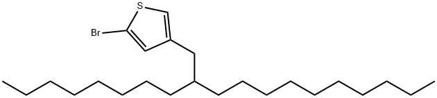 Thiophene, 2-bromo-4-(2-octyldodecyl)- Struktur