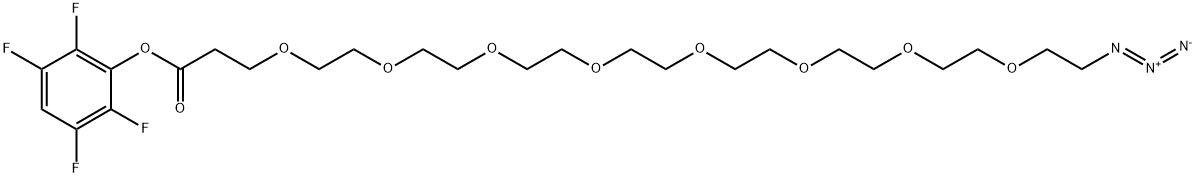 Azido-PEG8-TFP ester Structure