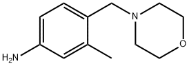 3-methyl-4-(morpholin-4-ylmethyl)aniline Struktur