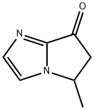 5-methyl-5H,6H,7H-pyrrolo[1,2-a]imidazol-7-one Struktur