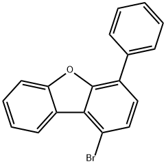 Dibenzofuran, 1-bromo-4-phenyl- Struktur