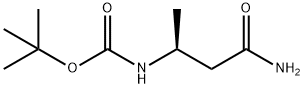 tert-Butyl N-[(2S)-1-carbamoylpropan-2-yl]carbamate Struktur