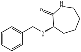 (S)-3-(benzylamino)azepan-2-one Struktur