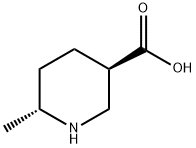 (3R,6R)-6-Methyl-piperidine-3-carboxylic acid Struktur