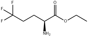 ethyl(2S)-2-amino-5,5,5-trifluoropentanoate Struktur