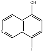 8-fluoroisoquinolin-5-ol Struktur