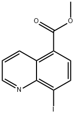 Methyl 8-Iodoquinoline-5-Carboxylate Struktur