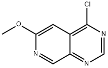 4-chloro-6-methoxypyrido[3,4-d]pyrimidine Struktur