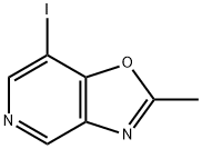 Oxazolo[4,5-c]pyridine, 7-iodo-2-methyl- Struktur