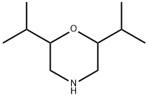 Morpholine, 2,6-bis(1-methylethyl)- Struktur