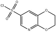 1,4-Dioxino[2,3-b]pyridine-7-sulfonyl chloride, 2,3-dihydro- Structure