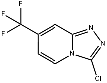 3-chloro-7-(trifluoromethyl)-[1,2,4]triazolo[4,3-a]pyridine Struktur