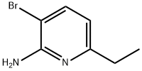 2-Pyridinamine, 3-bromo-6-ethyl- Struktur