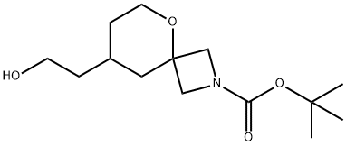 Tert-Butyl 8-(2-Hydroxyethyl)-5-Oxa-2-Azaspiro[3.5]Nonane-2-Carboxylate(WX101825) Struktur