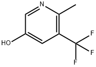 3-Pyridinol, 6-methyl-5-(trifluoromethyl)- Struktur