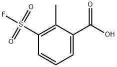 Benzoic acid, 3-(fluorosulfonyl)-2-methyl- Struktur