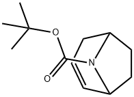 8-Azabicyclo[3.2.1]oct-2-ene-8-carboxylic acid, 1,1-dimethylethyl ester Struktur