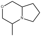 1H-Pyrrolo[2,1-c][1,4]oxazine, hexahydro-4-methyl- Struktur