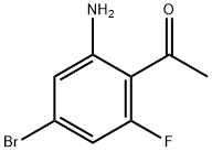 Ethanone, 1-(2-amino-4-bromo-6-fluorophenyl)- Struktur