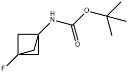 tert-butyl (3-fluorobicyclo[1.1.1]pentan-1-yl)carbamate(WX120747) Struktur