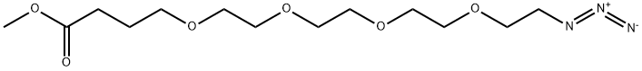 Azido-PEG4-(CH2)3-methyl ester Struktur