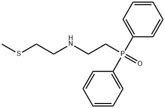 N-[2-(Diphenylphosphinyl)ethyl]-2-(methylthio)-ethanamine Struktur