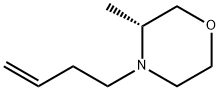 Morpholine, 4-(3-buten-1-yl)-3-methyl-, (3R)- Struktur