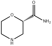 2-Morpholinecarboxamide, (2S)- Struktur