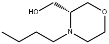 3-Morpholinemethanol,4-butyl-,(3R)- Struktur