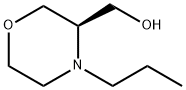 3-Morpholinemethanol, 4-propyl-, (3R)- Struktur