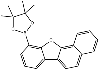 Benzo[b]naphtho[2,1-d]furan, 10-(4,4,5,5-tetramethyl-1,3,2-dioxaborolan-2-yl)- Struktur