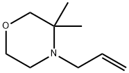 Morpholine, 3,3-dimethyl-4-(2-propen-1-yl)- Struktur